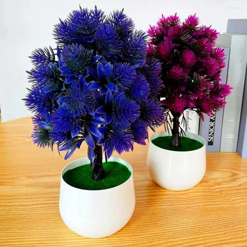 Artificial Flowers For Decoration DIY Plastic Artificial Flower For Home  Waterproof Plant Pot Craft Small Tree Fake Potted From Luzhouyuea, $11.43